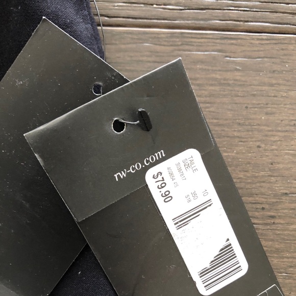 RW&CO women’s pencil navy skirt sz 10 NWT - Picture 4 of 13